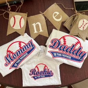 1st birthday ⚾️ Theme Rookie of the Year